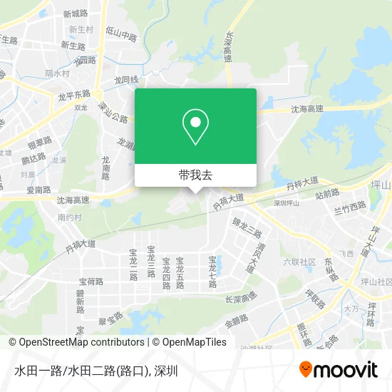水田一路/水田二路(路口)地图