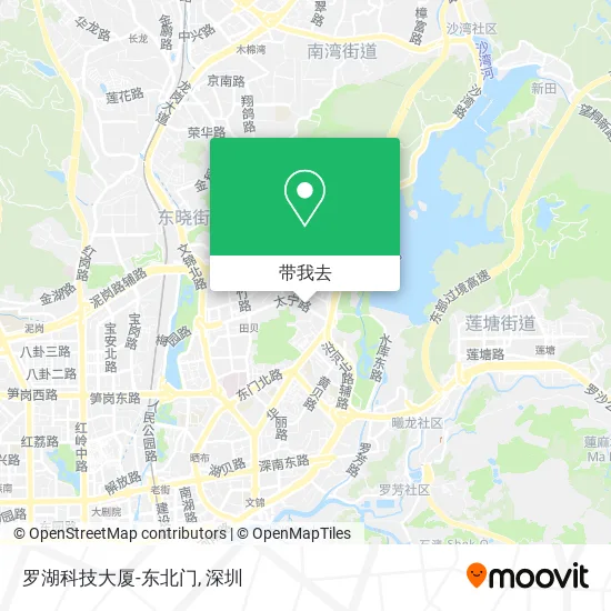 罗湖科技大厦-东北门地图
