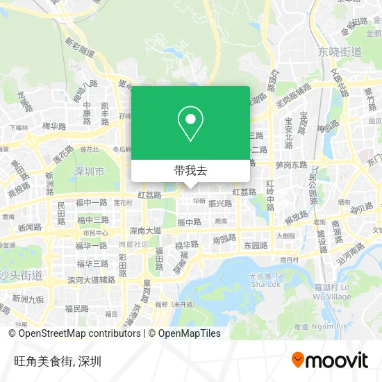 旺角美食街地图