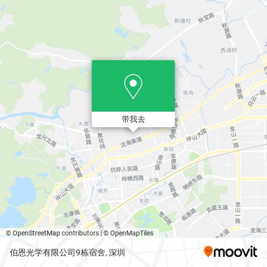 伯恩光学有限公司9栋宿舍地图