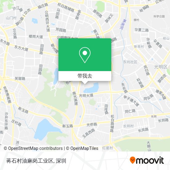 蒋石村油麻岗工业区地图