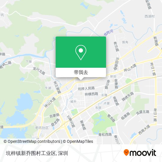 坑梓镇新乔围村工业区地图