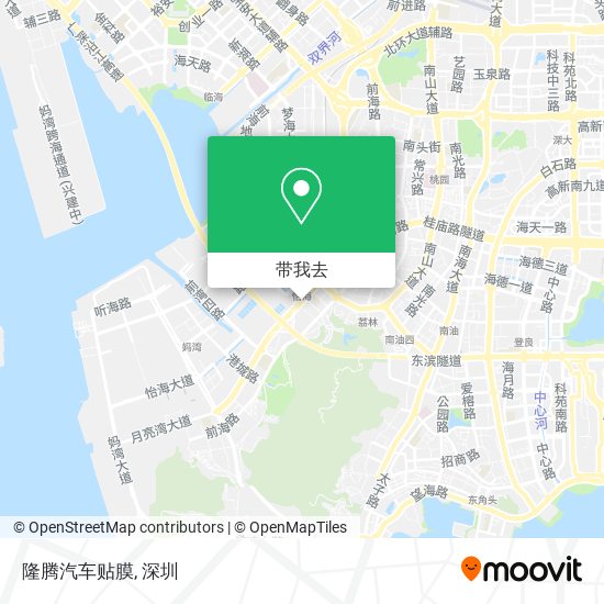 隆腾汽车贴膜地图