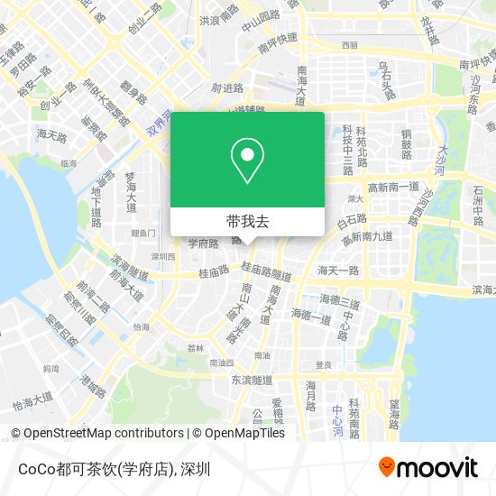 CoCo都可茶饮(学府店)地图