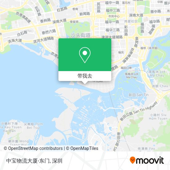 中宝物流大厦-东门地图