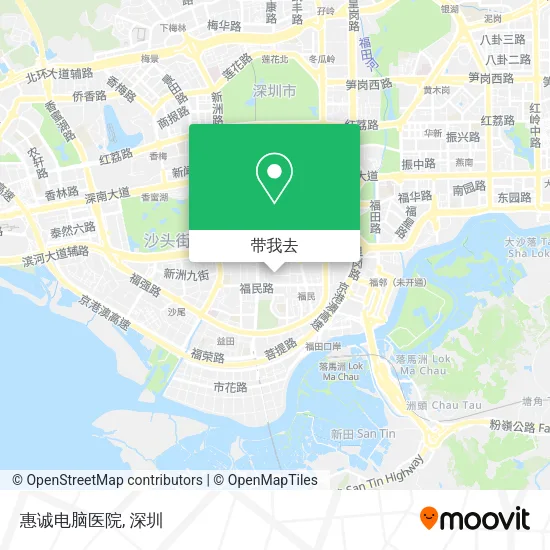 惠诚电脑医院地图