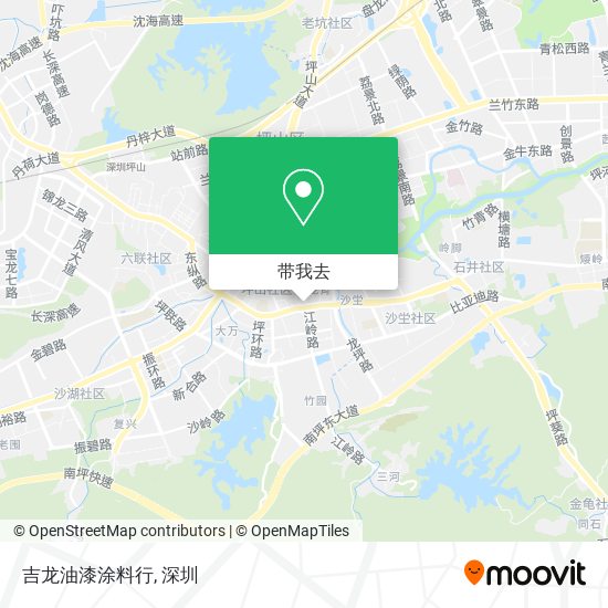 吉龙油漆涂料行地图
