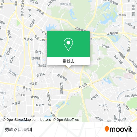 秀峰路口地图