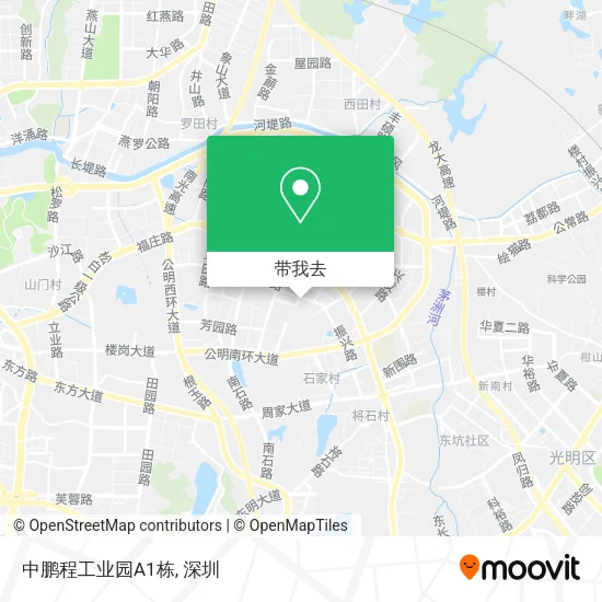 中鹏程工业园A1栋地图