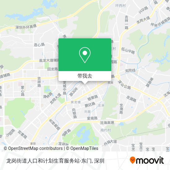 龙岗街道人口和计划生育服务站-东门地图
