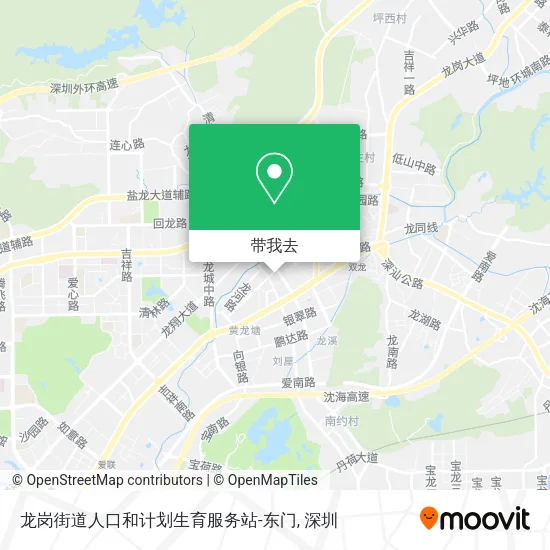 龙岗街道人口和计划生育服务站-东门地图