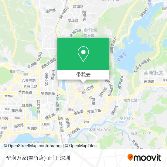 华润万家(翠竹店)-正门地图