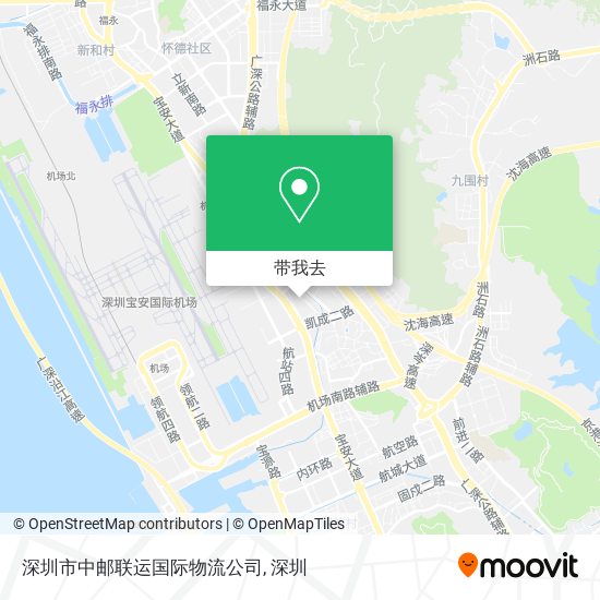 深圳市中邮联运国际物流公司地图