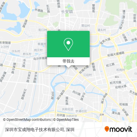 深圳市宝成翔电子技术有眼公司地图