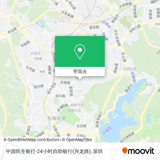 中国民生银行-24小时自助银行(兴龙路)地图