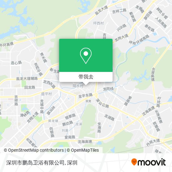 深圳市鹏岛卫浴有限公司地图