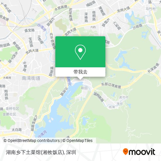 湖南乡下土菜馆(湘攸饭店)地图