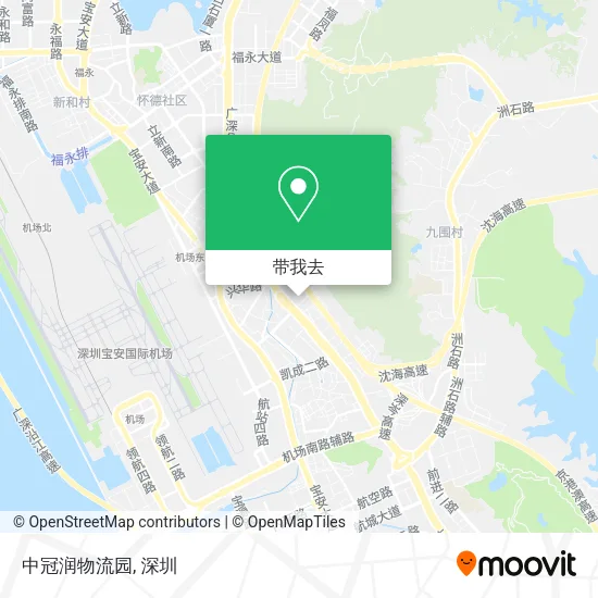 中冠润物流园地图