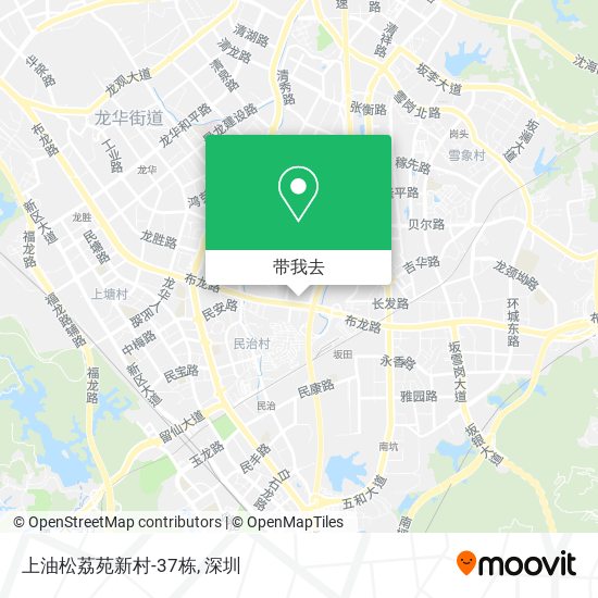 上油松荔苑新村-37栋地图