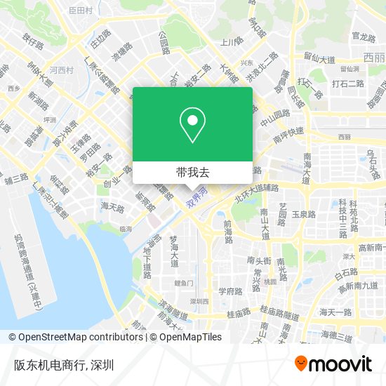 阪东机电商行地图