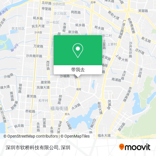 深圳市软桥科技有限公司地图