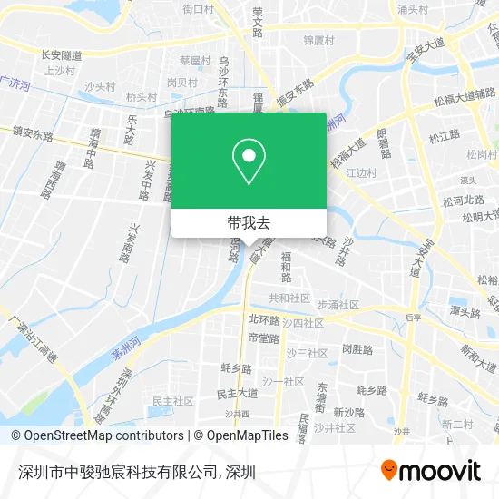 深圳市中骏驰宸科技有限公司地图