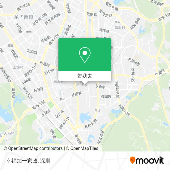 幸福加一家政地图