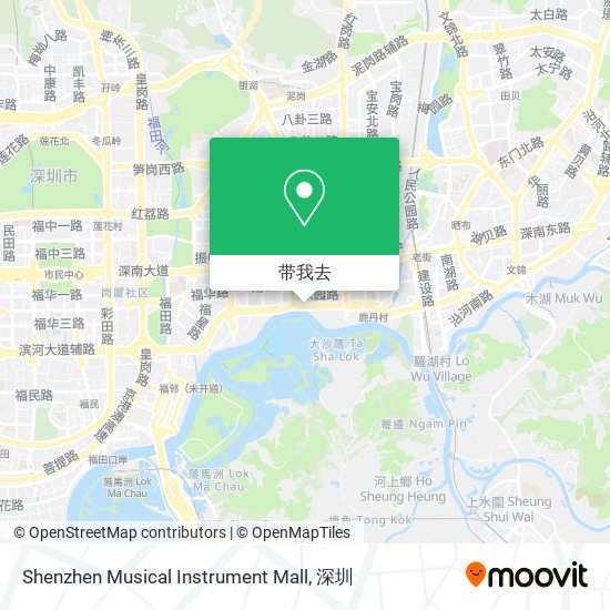 Shenzhen Musical Instrument Mall地图