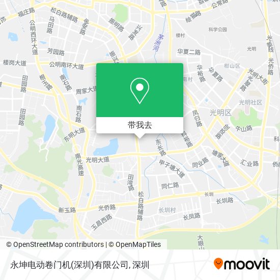 永坤电动卷门机(深圳)有限公司地图