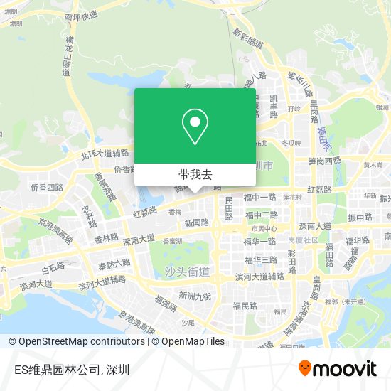 ES维鼎园林公司地图