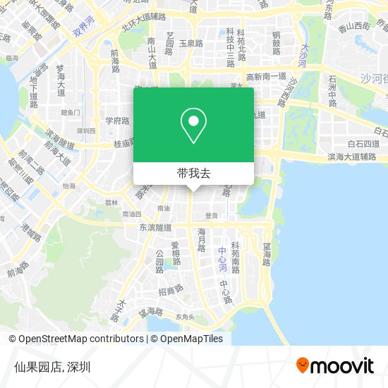 仙果园店地图