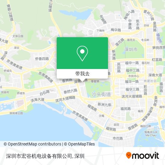 深圳市宏谷机电设备有限公司地图