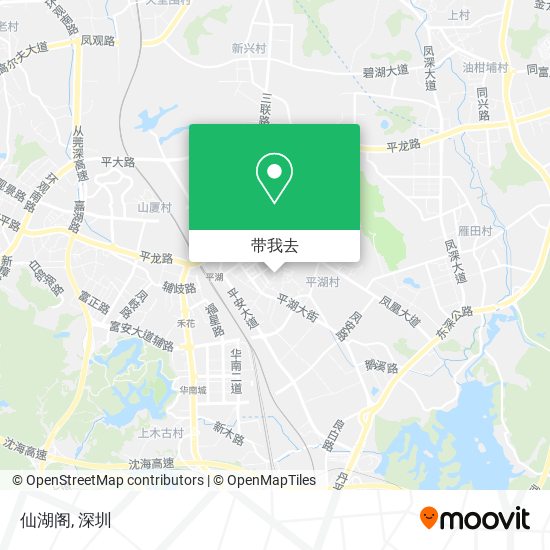 仙湖阁地图