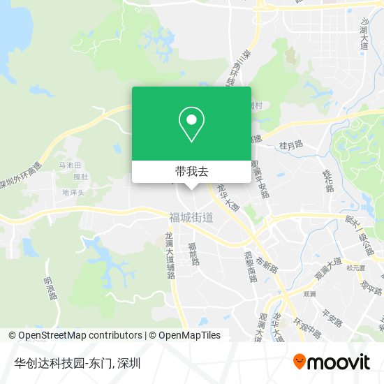 华创达科技园-东门地图