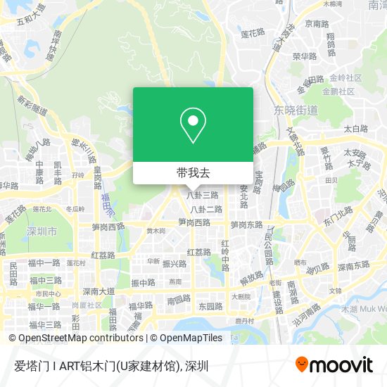 爱塔门 I ART铝木门(U家建材馆)地图