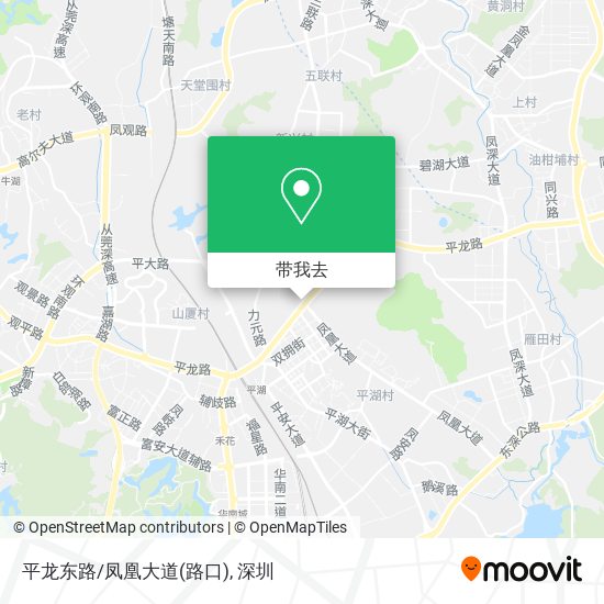 平龙东路/凤凰大道(路口)地图