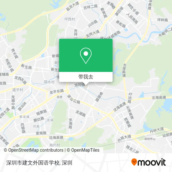 深圳市建文外国语学校地图