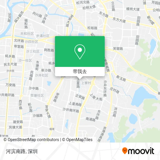河滨南路地图