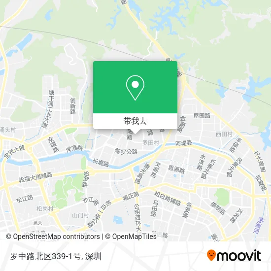 罗中路北区339-1号地图