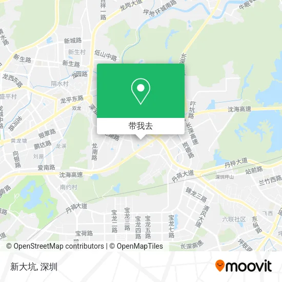 新大坑地图