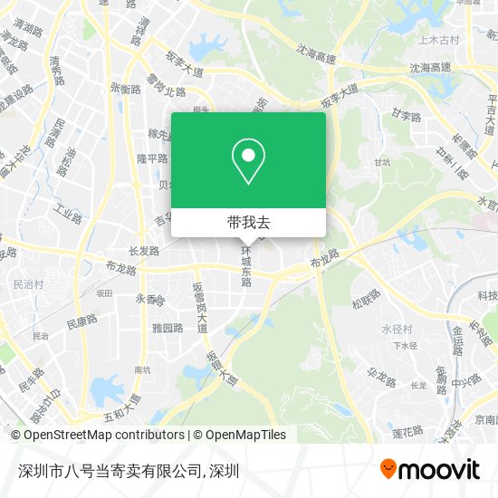 深圳市八号当寄卖有限公司地图