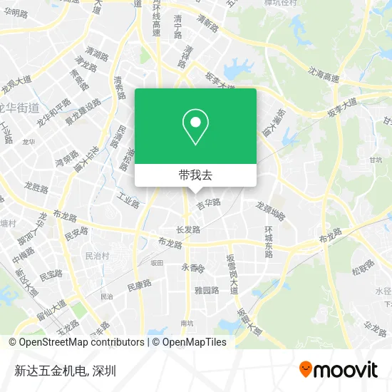 新达五金机电地图