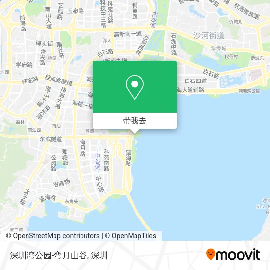 深圳湾公园-弯月山谷地图