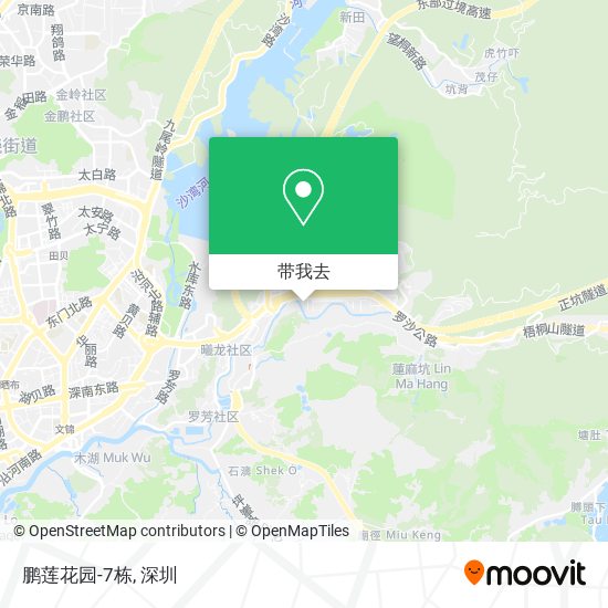 鹏莲花园-7栋地图