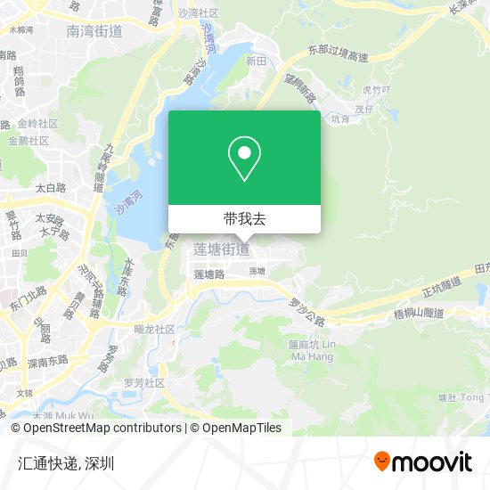 汇通快递地图