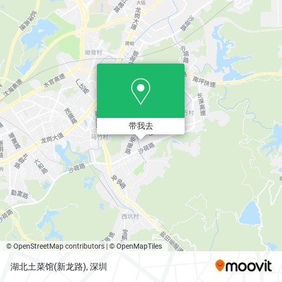 湖北土菜馆(新龙路)地图