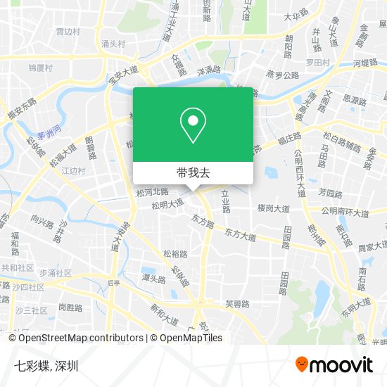 七彩蝶地图