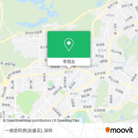 一德堂药房(吉盛店)地图