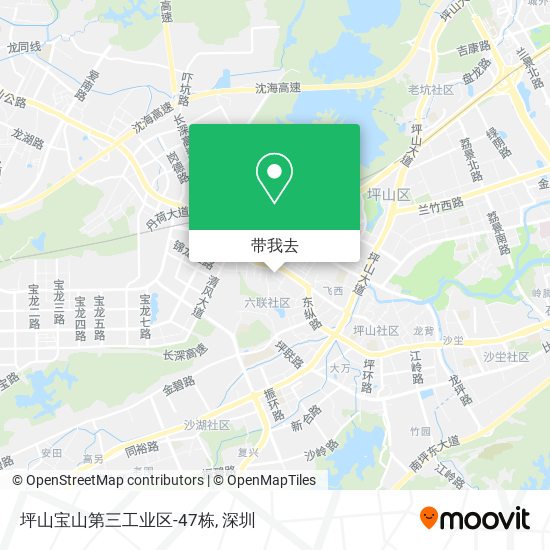 坪山宝山第三工业区-47栋地图