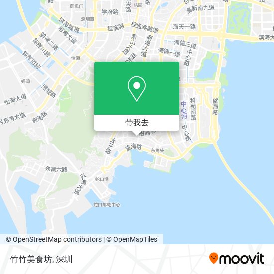 竹竹美食坊地图